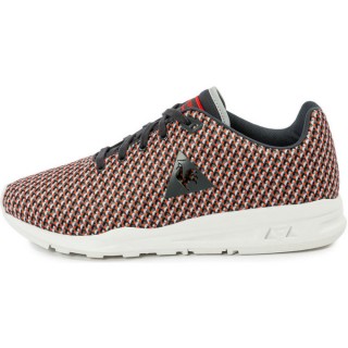 Promotions Le Coq Sportif Lcs R950 Géo Jacquard Gris/Orange - Chaussures Baskets Basses Homme